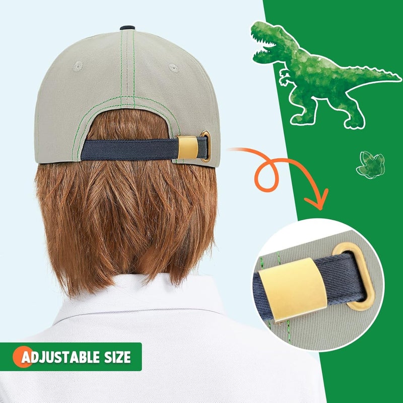 WAWSAM Kids Baseball Hat Toddler Boys Hat Toddler Trucker Hat Adjustable Snapback Cap for Boys 4-8 Years - Image 4